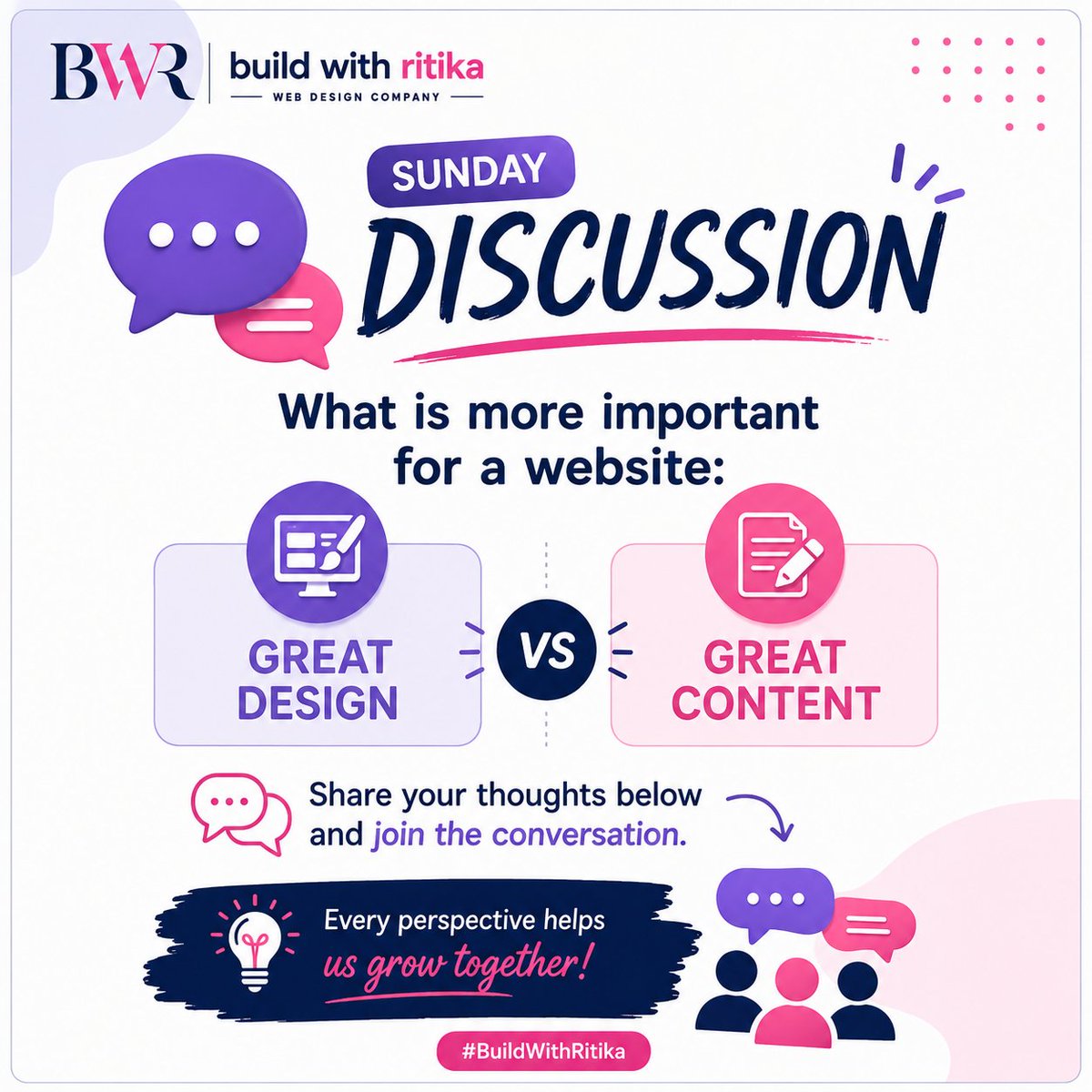 BuildWithRitika's tweet photo. 📱 Mobile Design Tip: More than half of website visitors browse on mobile devices. Always test your website on a phone to ensure it looks clean, loads quickly, and is easy to navigate. #WebDesign https://t.co/GBl4buzRxm
