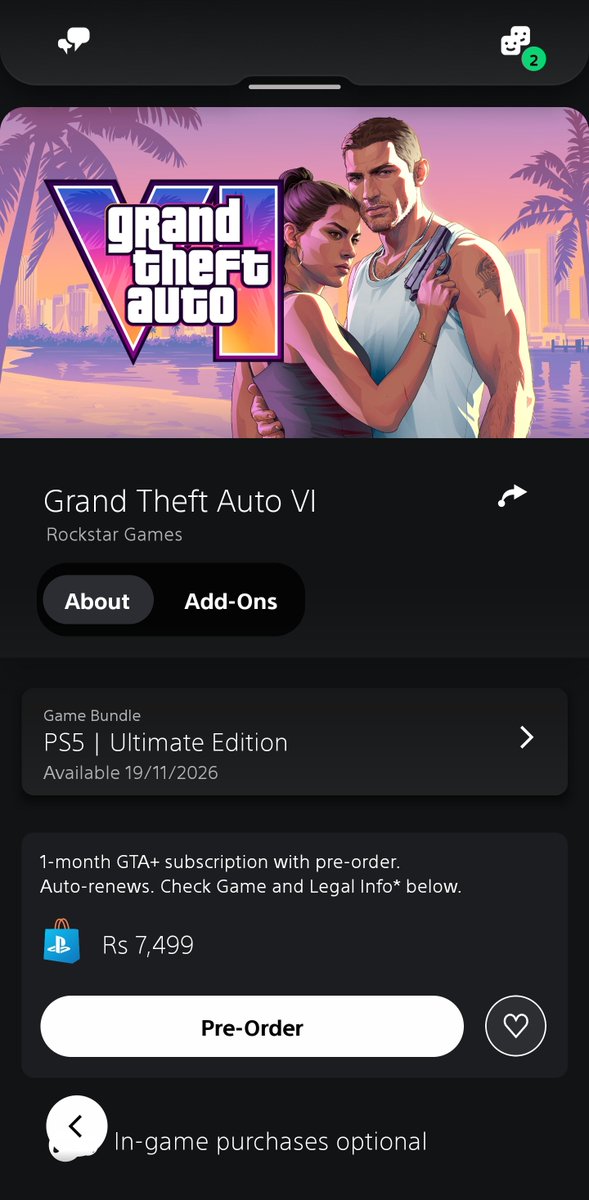 aZEn00's tweet photo. finally comes @GTA6Intel @GTAVI_Countdown @GTA6Newswire https://t.co/4owIYB6IOI