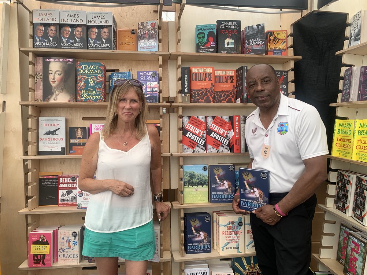 butcher_roland's tweet photo. With Annie Chave at Chalke History Festival https://t.co/ldOtmvQcRT