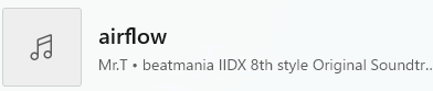 ZAK1_'s tweet photo. 本格的にIIDXを、家庭用からゲーセンメインで遊び始めたのが6th後半とか7thくらいからだからな…。
んで片手プレイ初めて、最初に総合AAA取れたのが8thのFEELコース（まだコース名覚えてるの凄くない？笑）
だったんすよ…！
だからこの7－9th辺りまでは思い入れ補正も強いですね😃 https://t.co/6sy0eYzRlf