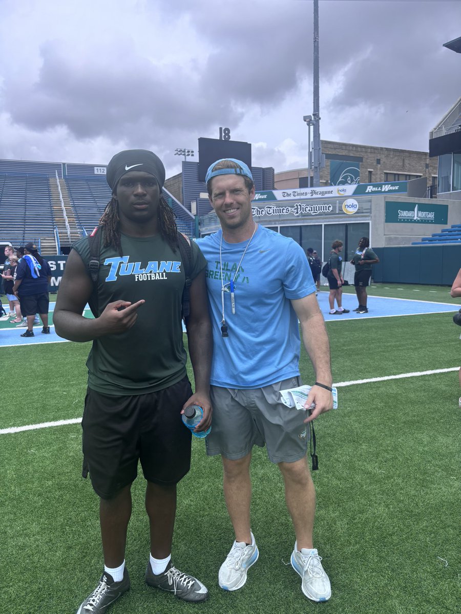 starrjaxon_'s tweet photo. Spent some time in louisiana!! 
Had a great time competing at Tulane and the Ragin' Cajuns camp. Learned a lot from the coaching staffs, flew around , and got better every rep!!
#AGTG #Recruiting #LB #ClassOf2027 #TrustTheProcess @CoachMGiuliani 
@JJMcCleskey @RecruitLamar https://t.co/PemZX5akEY