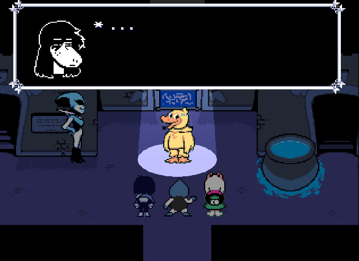 cryesnow1's tweet photo. #deltarunespoilers

i had to do it. https://t.co/Fu1XFsdRtR