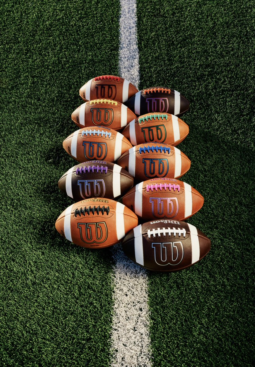 WilsonFootball's tweet photo. A star-studded lineup, coming to a field near you.

Gear up for the upcoming season with our Wilson Football collection. Available now via the link below or via your local retailer.
#WilsonFootball
- -
🏈: https://t.co/FXaX8cum4H
- - https://t.co/BDPqTrjk5C