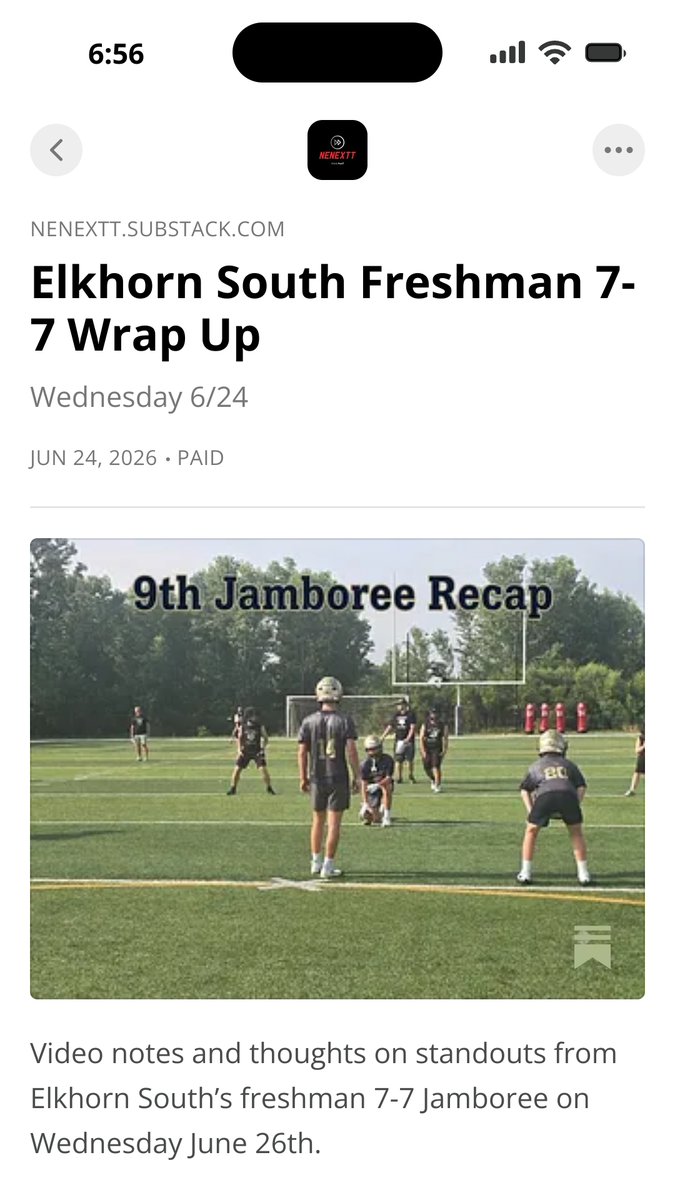 NENextt's tweet photo. 9th Elk South Jamboree Recap 🎙️

Notes, Thoughts, Vids and Pics from this morning's 7-7

Elkhorn South has some dudes. This might be Fremont's most talented 9th group in a long time! Gretna, Gretna East and Elk North were also there

https://t.co/qjQy1XWCBW
