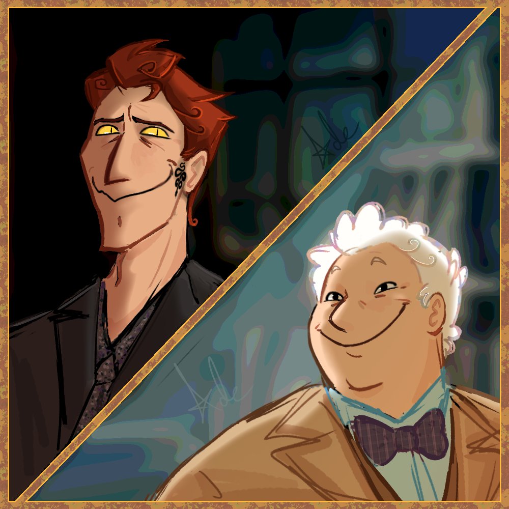 AdeMosiel's tweet photo. "Look at you, you're gorgeous."
#GoodOmens https://t.co/RqocPUhyl5
