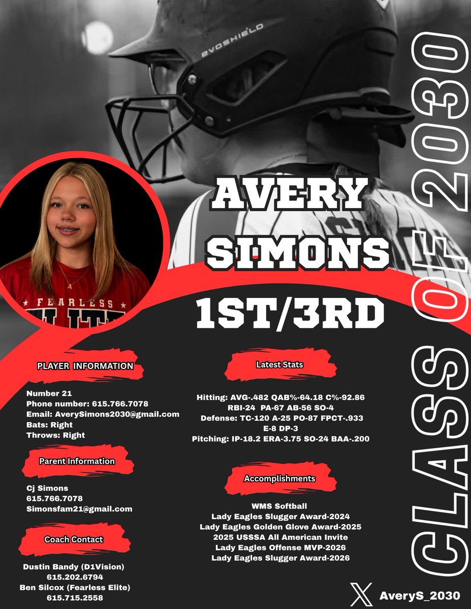 Avery Simons 2030 (@AveryS_2030) / Posts / X