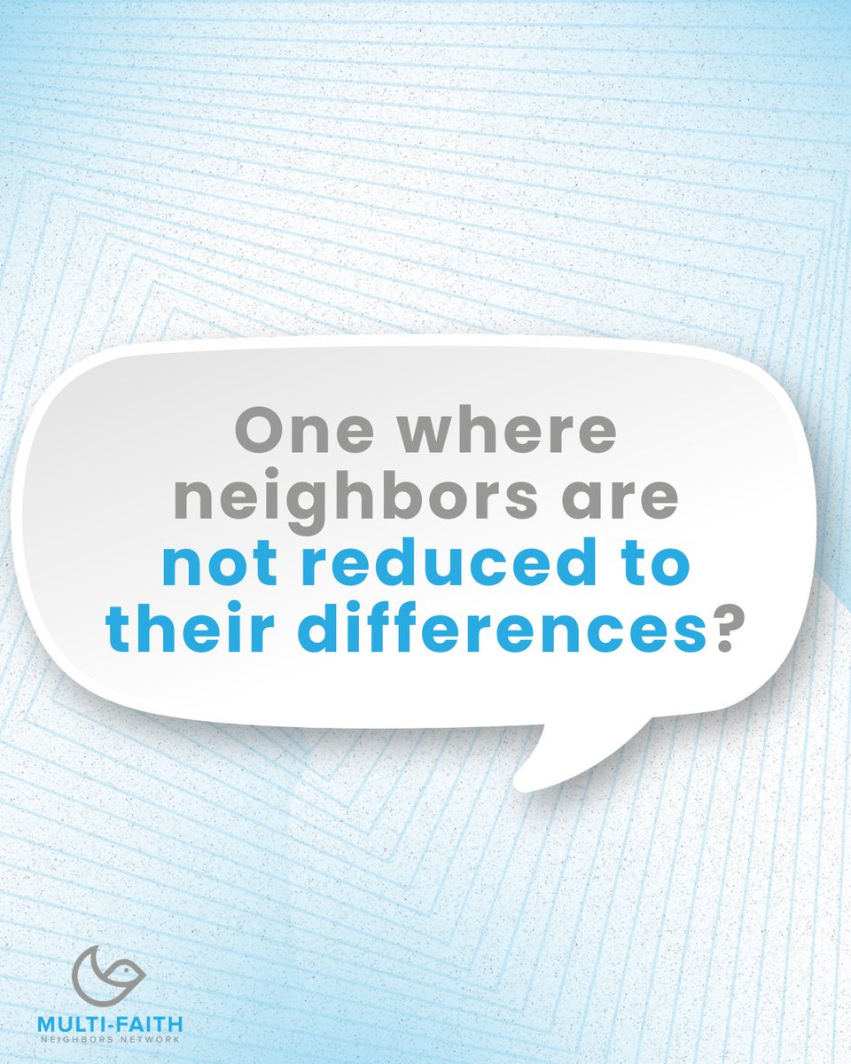 Multi-Faith Neighbors Network tweet media