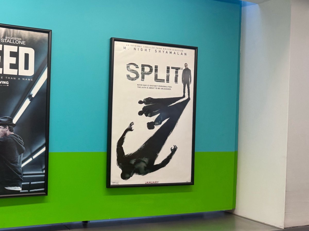 residentdillon's tweet photo. M. Night Shyamalan posters inside the Philadelphia airport https://t.co/RcuSMIvUNF