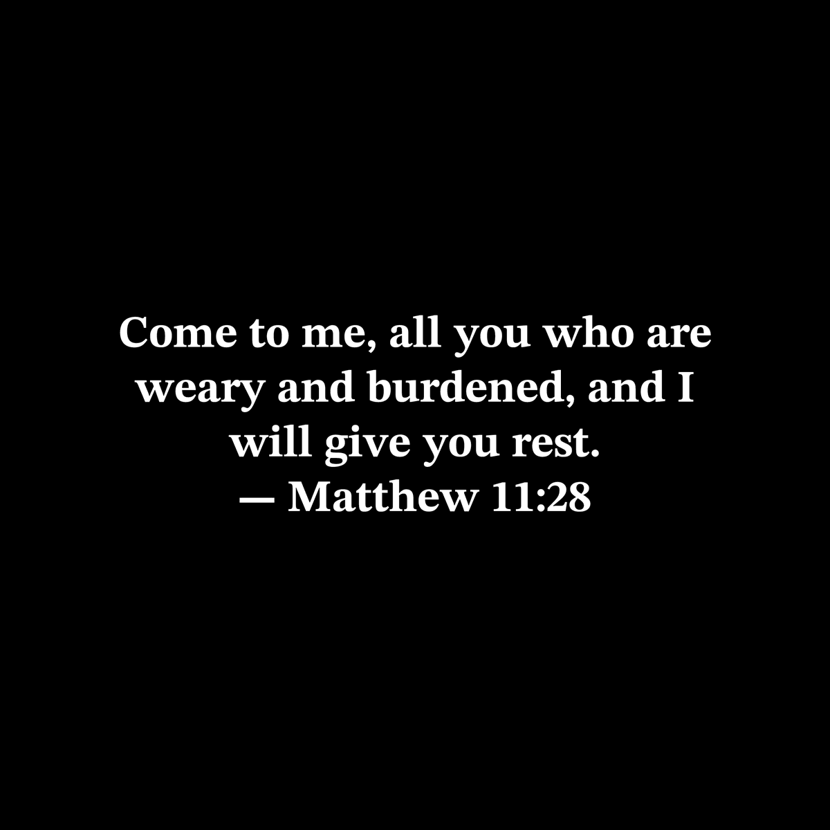 Holy__Bible1's tweet photo. Matthew 11:28 https://t.co/q1o4zQFxU7