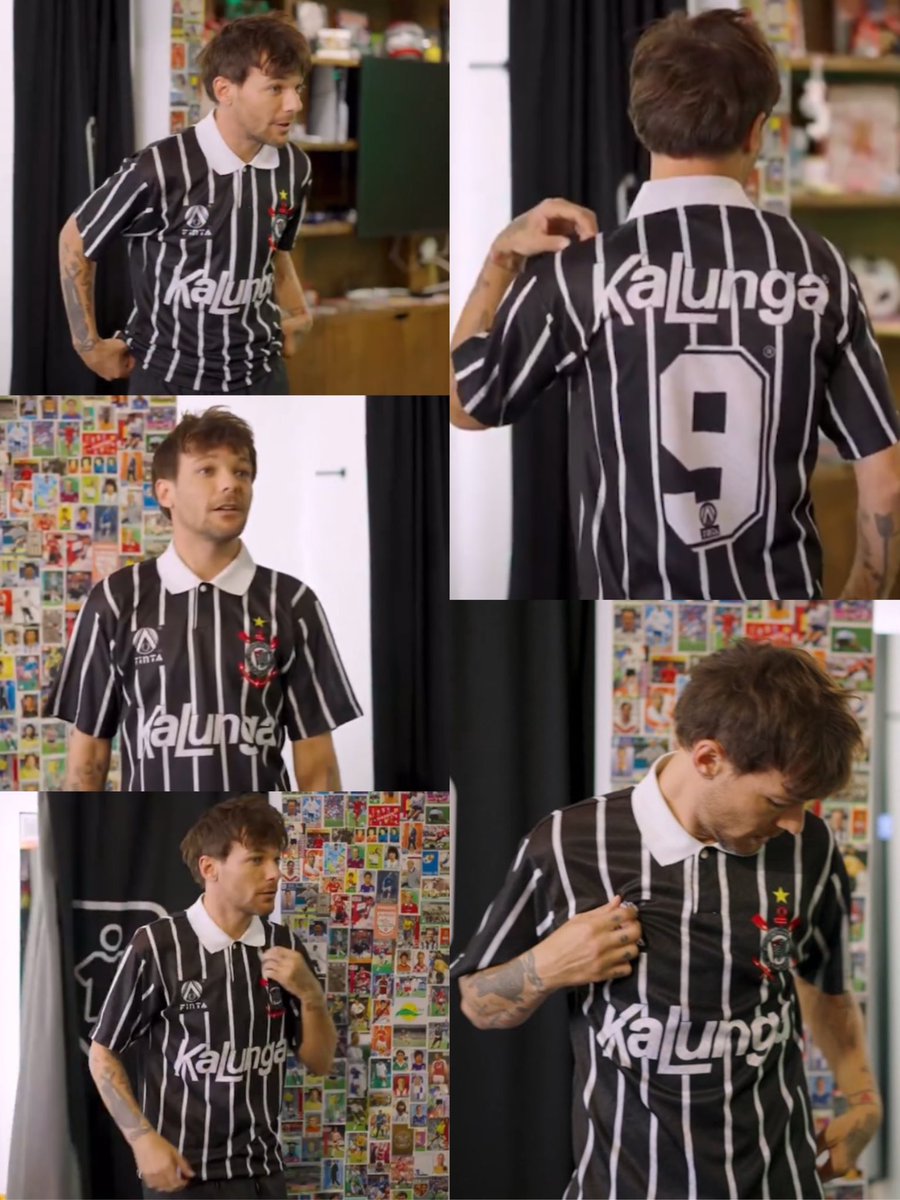 t91loupics's tweet photo. louis with a corinthians t-shirt 🇧🇷 https://t.co/myDGN6DJGS