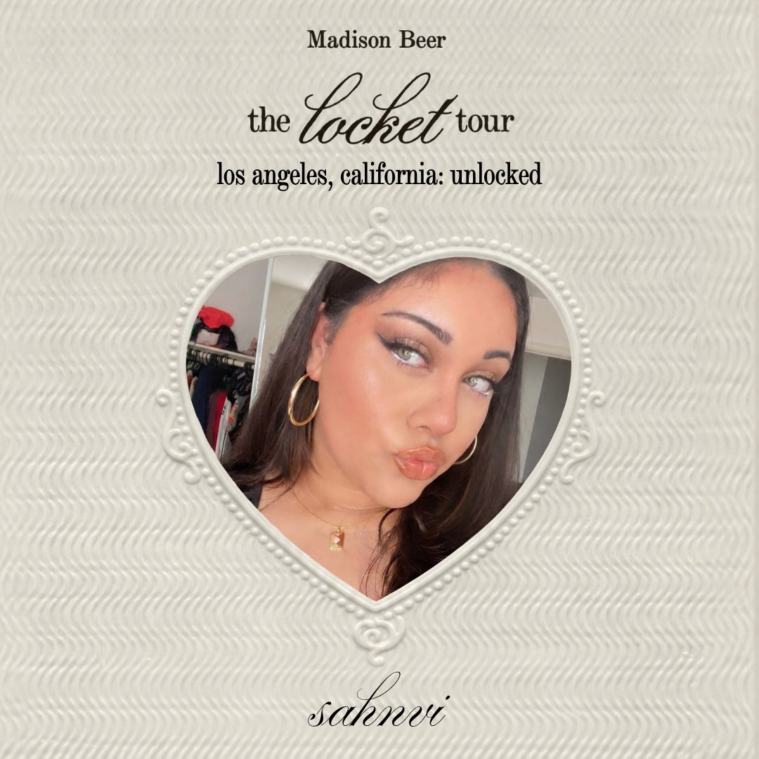 madisonbeerhq's tweet photo. #LALocketTour: unlocked with @effvrtlessly 𑣿

follow along on instagram stories 
https://t.co/yx5Mf6NhQv https://t.co/F78i1FC4ha