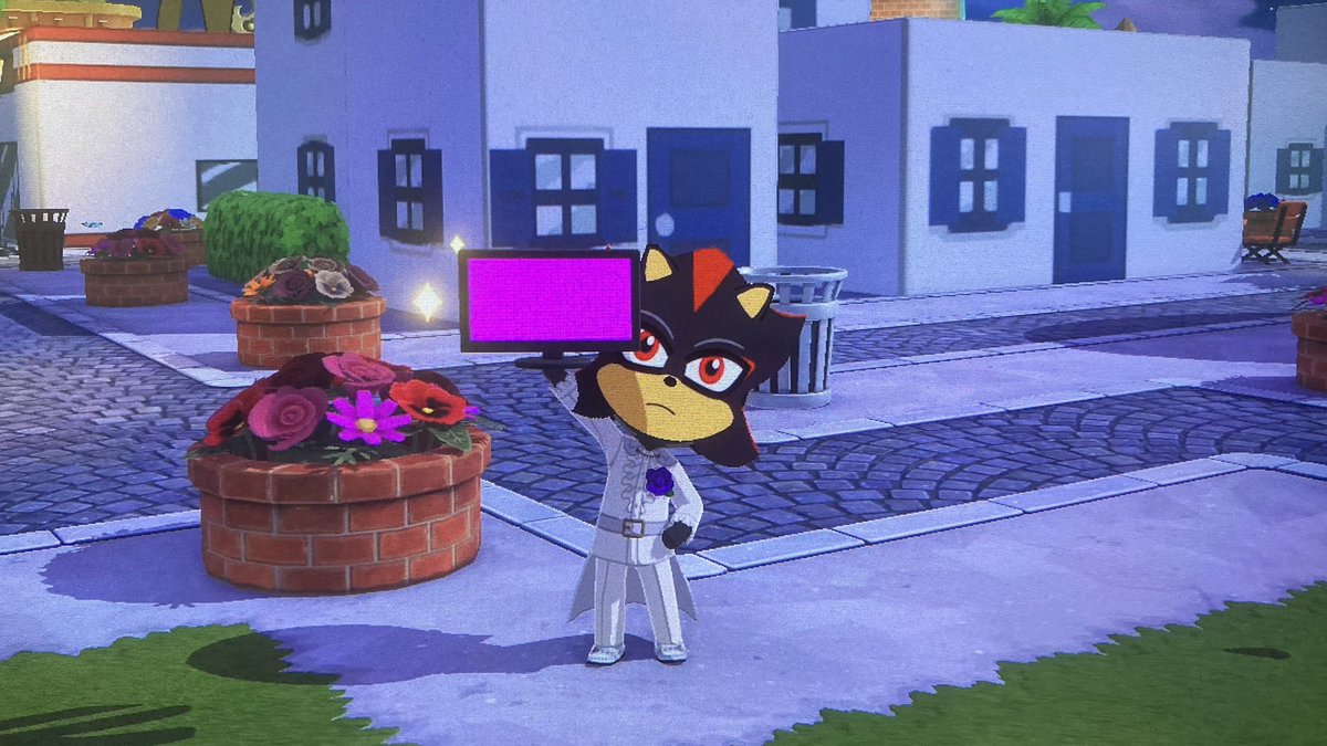 legodancomedy's tweet photo. In Tomodachi Life Living the Dream, your residents can watch Purple! #TomodachiLifeLivingTheDream #ShadowTheHedgehog #Purple https://t.co/SWDdywICsS