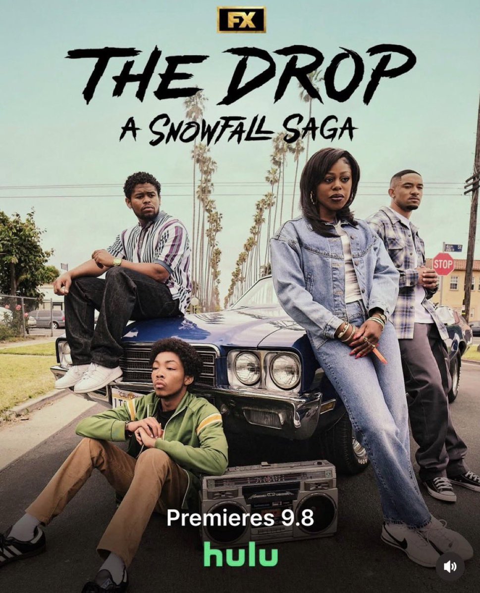 SerieFilmAfroUS's tweet photo. "The Drop" the "Snowfall" spin-off, comes out on September 8, 2026 👀 https://t.co/ww3OcCXuDB