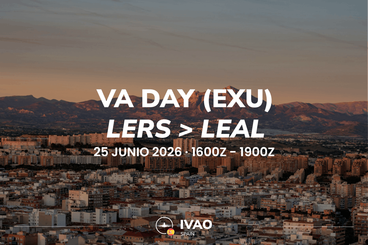 IVAOES's tweet photo. ¡Terminamos los Fly &amp; Coffee de este mes junto con @exuvirtual! En esta ocasión volaremos por la costa mediterránea desde Reus hasta Alicante ✈️ https://t.co/DRQODXFKpx