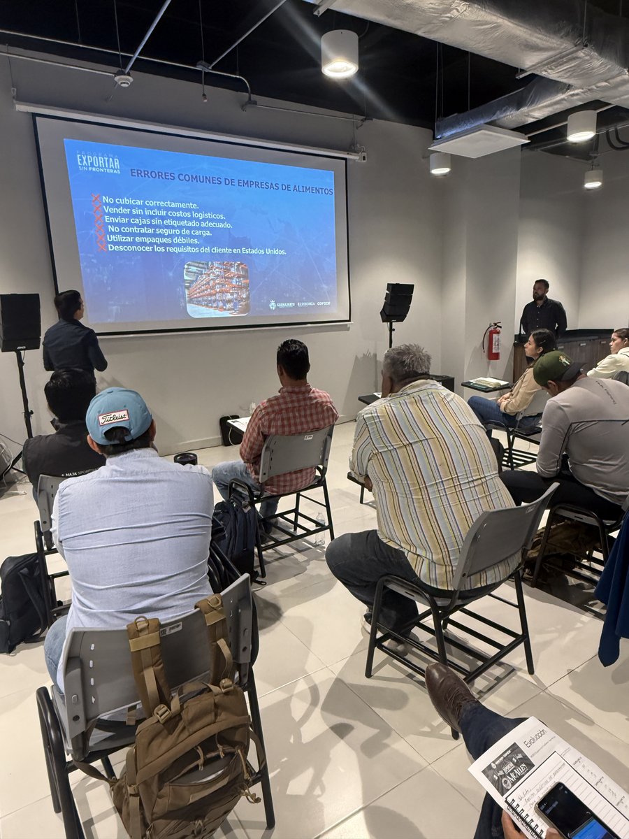 COFOCE's tweet photo. ¡¡Hoy arrancamos con el Módulo I de Exportar sin Fronteras – Misión McAllen! 🤩

Las empresas del sector agroalimentario participantes comienzan este proceso de preparación con la sesión “Exporta con Confianza: Aspectos Clave”. ☝️ https://t.co/e1jveyHVGt