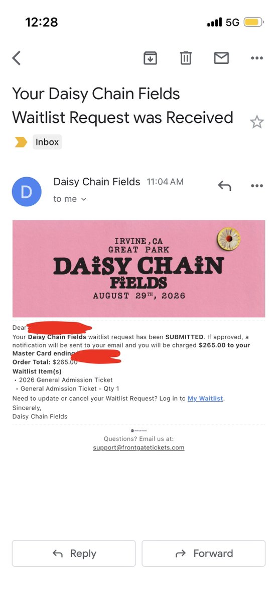 sadmusics's tweet photo. had a ticket in my cart but the site crashed so now I’m on the waitlist https://t.co/k63lTdznax