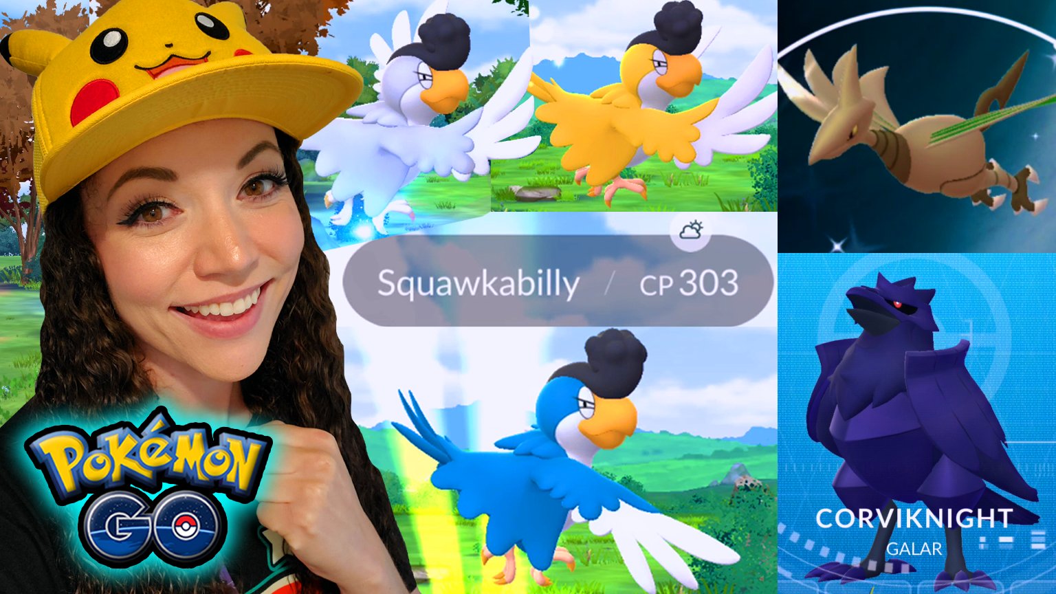 🦜 Squawkabilly has flown into Pokémon GO! I caught 3 of the 4 regional forms + explain how to the get the one not available in your region. HYPE: Mega Skarmory Raid Day & Flying Taxi event! 🎥 Watch: https://t.co/rxi1dhbfVD 💬 Which Sqawkabilly is your favorite? #PokemonGO https://t.co/2MSGtj6Sjj