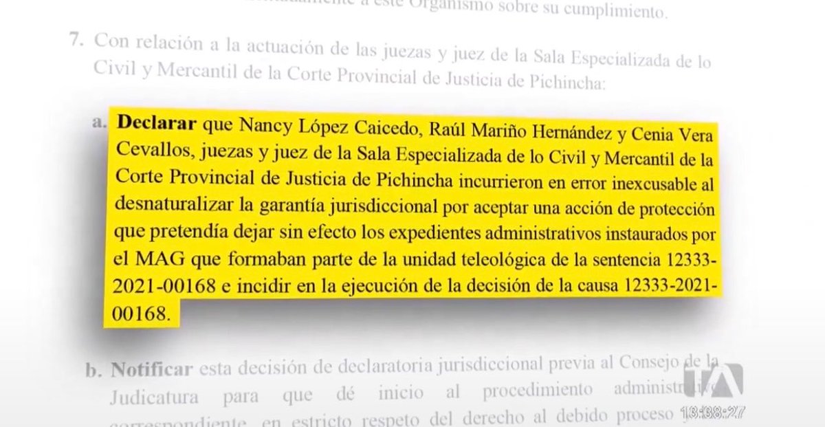 ObservatorioCJ's tweet photo. Estas juezas no pueden seguir en la Judicatura. Son un atentado la seguridad jurídica y el debido proceso.  @CJudicaturaEc @FiscaliaEcuador @DamianLarcoG @_AlfredoCuadros @MagaliRuiz_ https://t.co/z39izOf7Zz