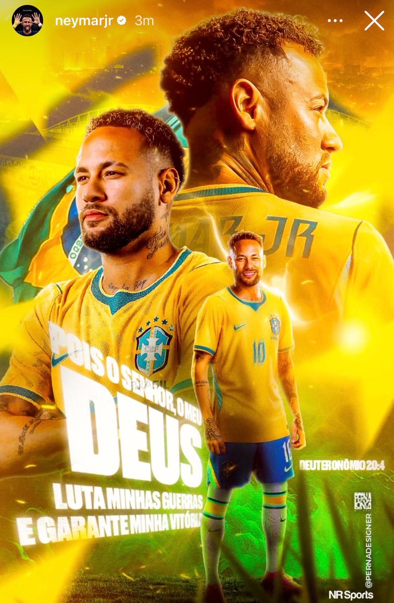 TouchlineX's tweet photo. 🚨📲 𝗡𝗘𝗪: Neymar on IG. 🇧🇷 https://t.co/clRC4BderE