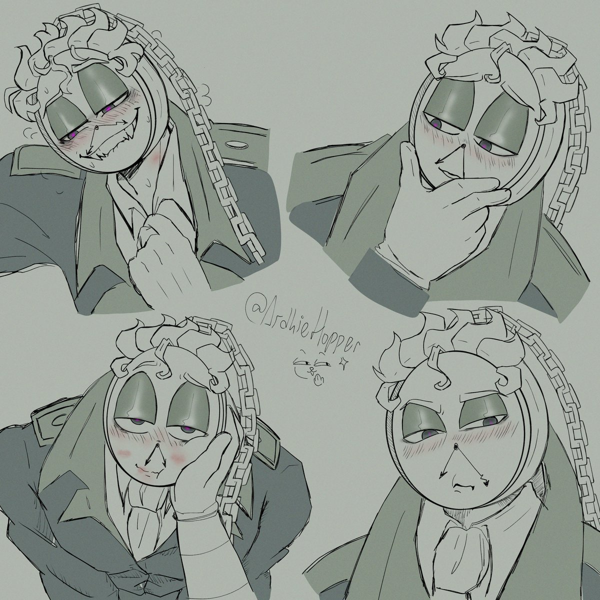 LaReChI69's tweet photo. In practice... hehehe I have fun using expressions that aren't seen in the xD

*I'm being inspired to pair him with another character who isn't from DW 🤔✨

#dyle #dyletimesly #dandysworldfanart #dandysworld https://t.co/H4p8eBgaPD