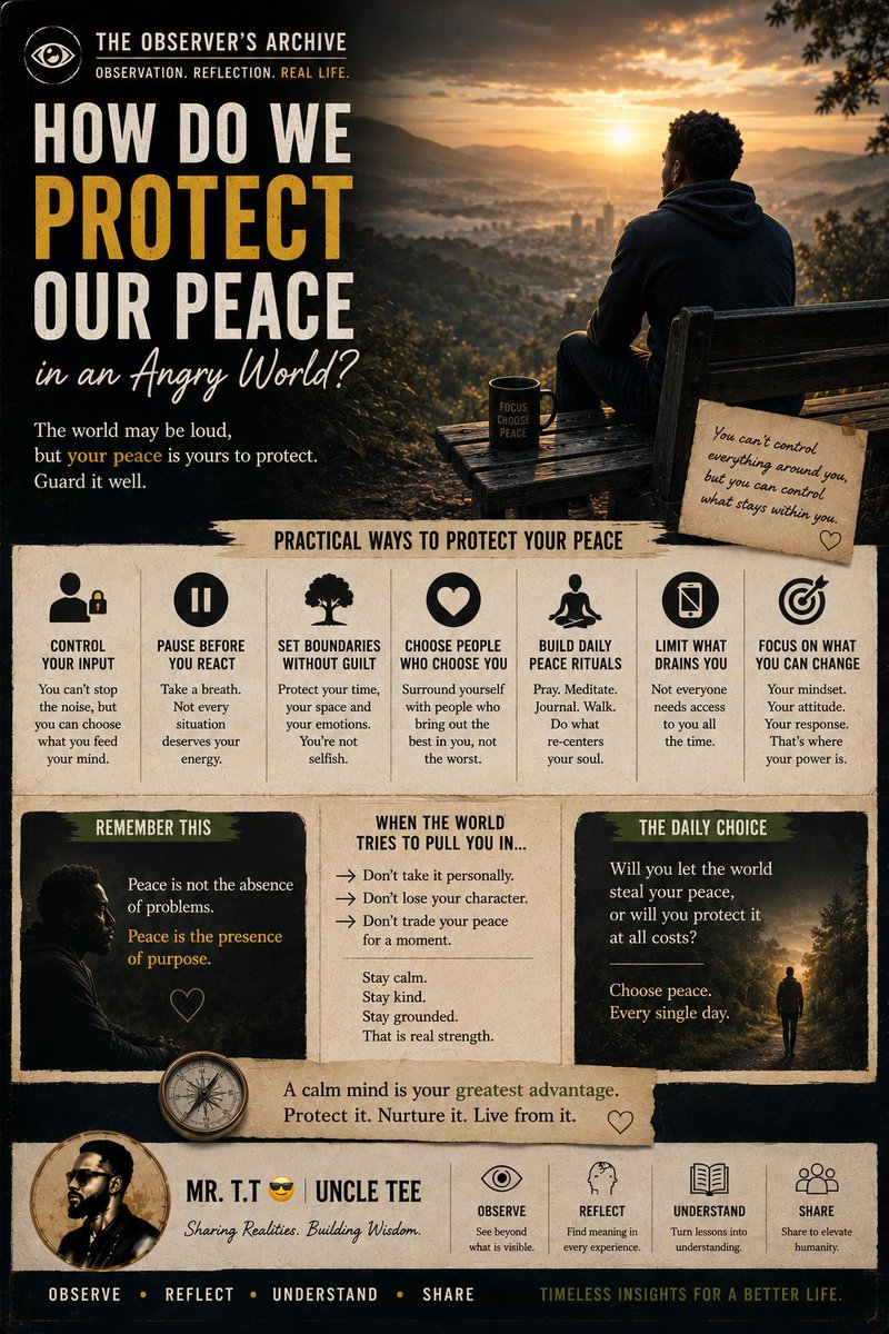 UncleTee78's tweet photo. One of the most valuable skills in today's world may be emotional regulation.

The ability to remain calm in stressful situations.
To respond instead of react.
To think clearly when emotions are high.

The world rewards speed.

Life often rewards composure. https://t.co/Z23Fy2vcOU