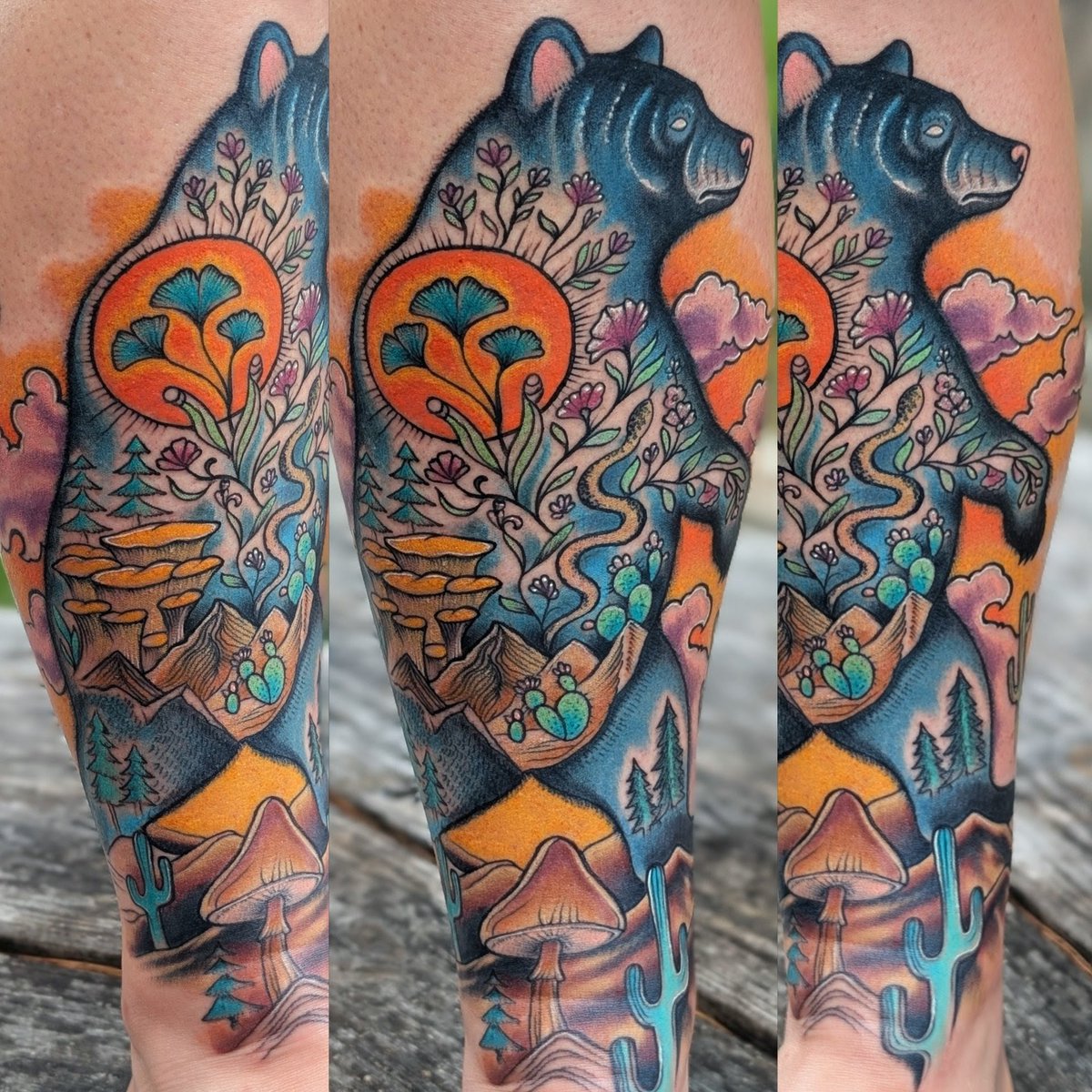 tattoomike454's tweet photo. #folk #art #bear #tattoo #outdoor #adventure #wanderlust #tattoos #asheville #hendersonville https://t.co/miXO4tLLb2