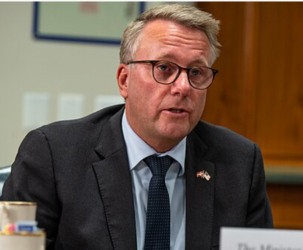 Tablesalt13's tweet photo. ‼️BREAKING 

Denmark’s LEFT-WING immigration minister, Morten Bødskov, has announced plans to ban the Islamic call to prayer

saying parts of the country felt like “a suburb of Islamabad”

Meanwhile, Regina in Canada, gives them a noise permit. https://t.co/TvjAeT6OMa