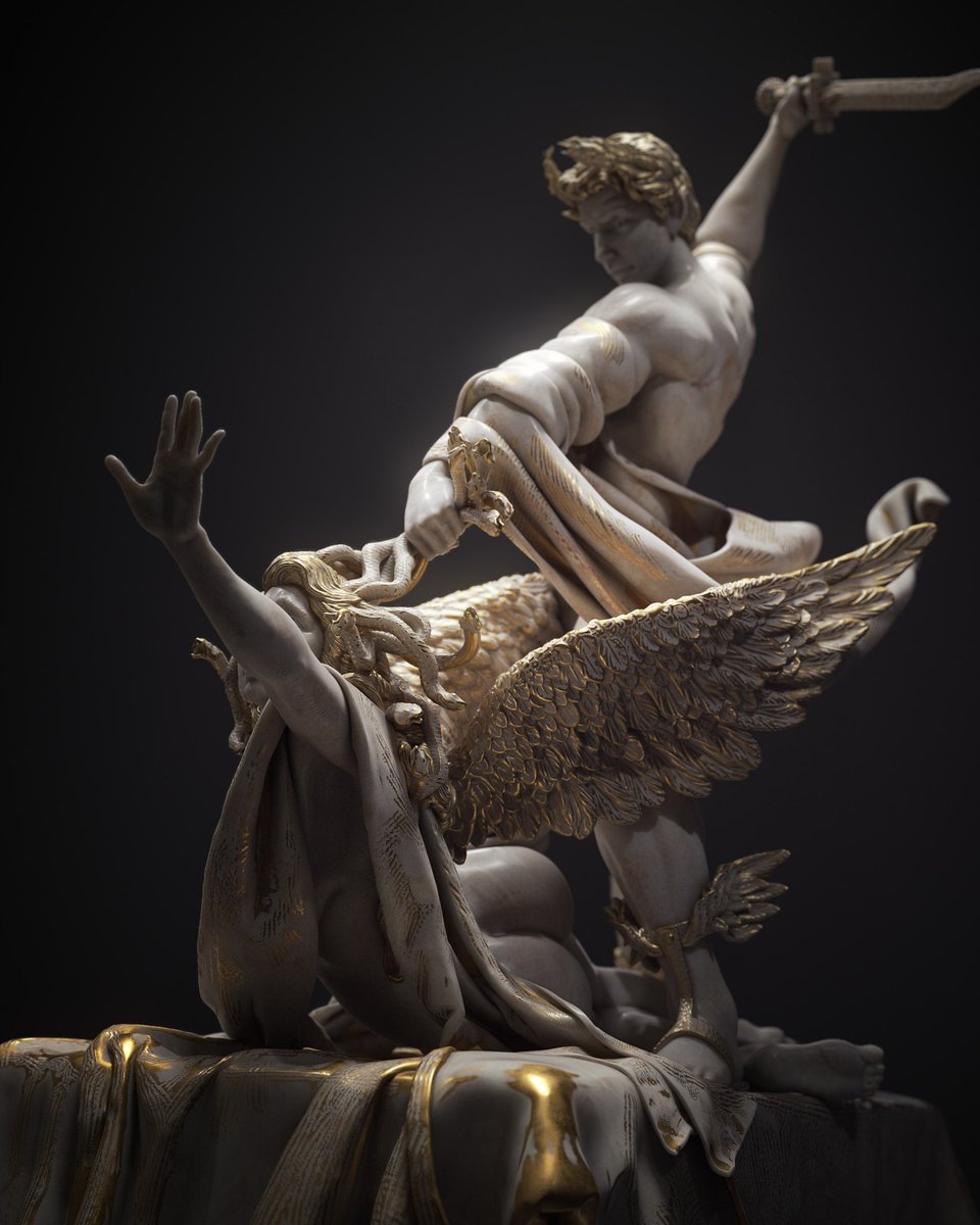 VideoArtGame's tweet photo. @DrZenith 3D | Medusa and Perseus https://t.co/CgaRMGfvwM