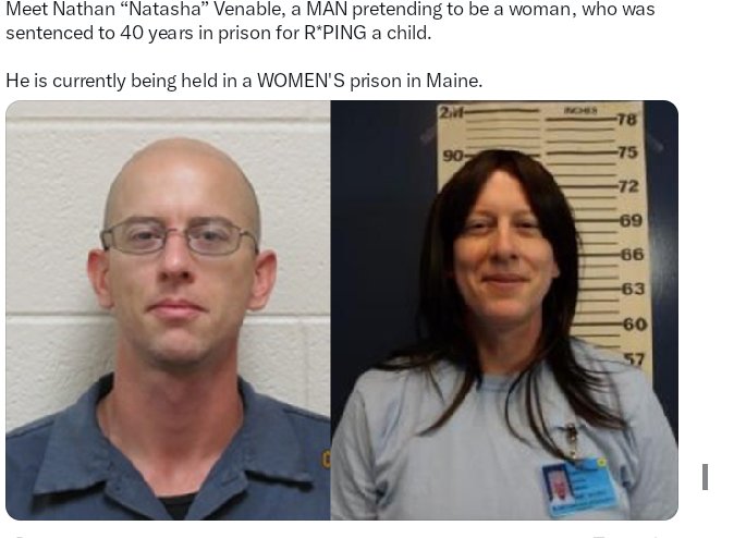 WomenonlySorry's tweet photo. @ChairwomanMeow0 @LeftNotWoke2rn @salltweets we're talking about the safety of women not TRANS IDENTIFYING MALES 
they are not the victim, they are the cause of victims https://t.co/OwUQZrQSBU