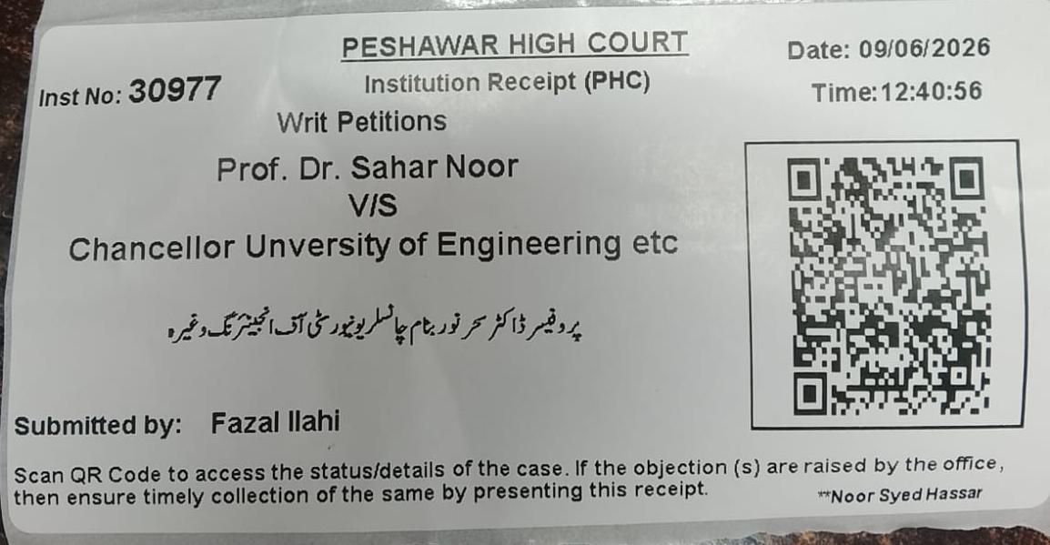 fawadkafeel's tweet photo. @KlasraRauf کے پی کا اللہ ہی حافظ. 😂 
ایک اور  کے پی یونیورسٹی کے وایس
 چانسلر  پر الزام ہے کہ وہ جحلی ڈگری پر تحنیات ہوئیے ہیں .
مقدمہ اب پشاور ہائی کورٹ میں.
https://t.co/TjcXTbIpXo https://t.co/m94wfcZdeJ