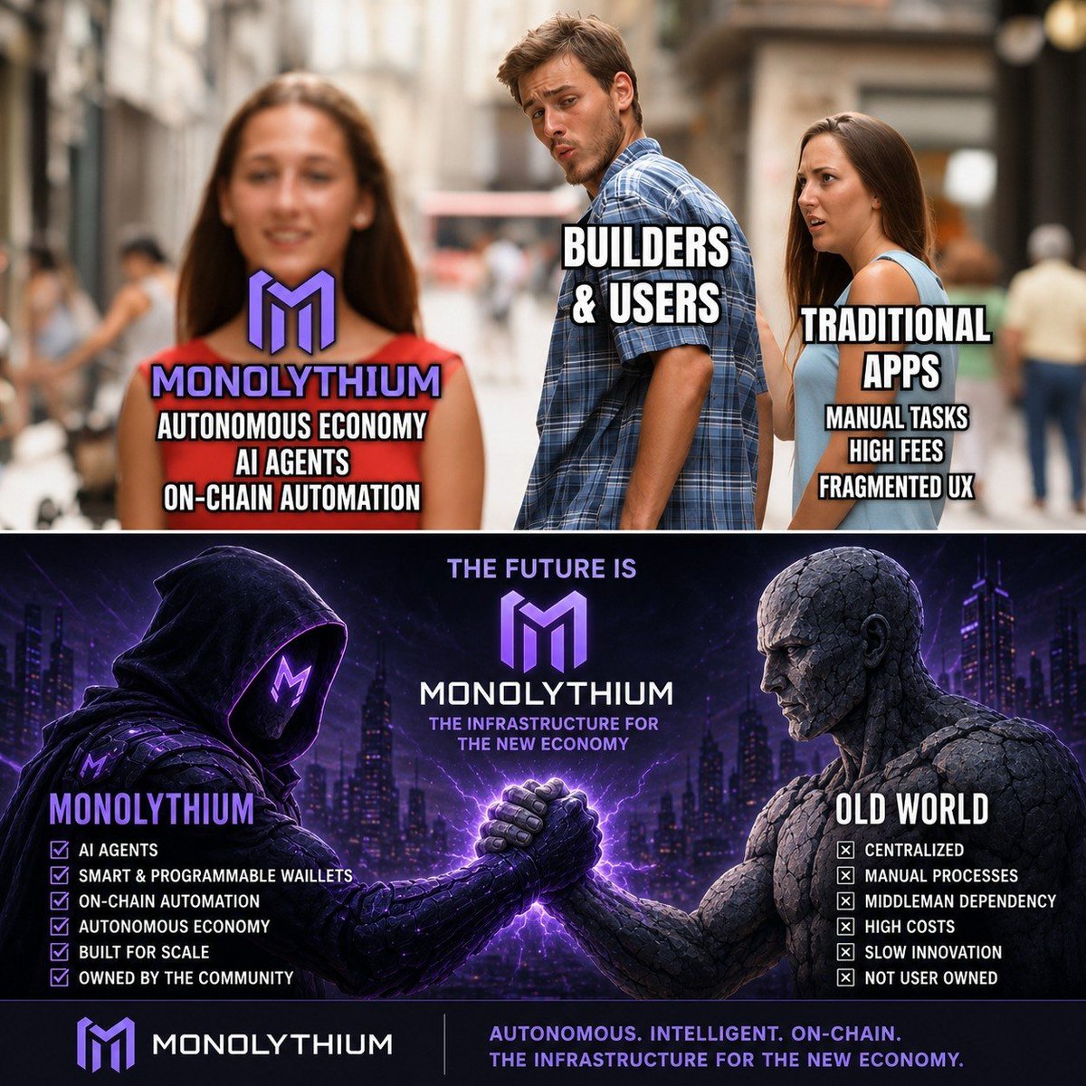 0xdianne's tweet photo. @Monolythium isn’t just another app layer — it’s the infrastructure for a new autonomous on-chain economy. Builders, users, and AI agents finally operating without friction. https://t.co/34GIEEddS8