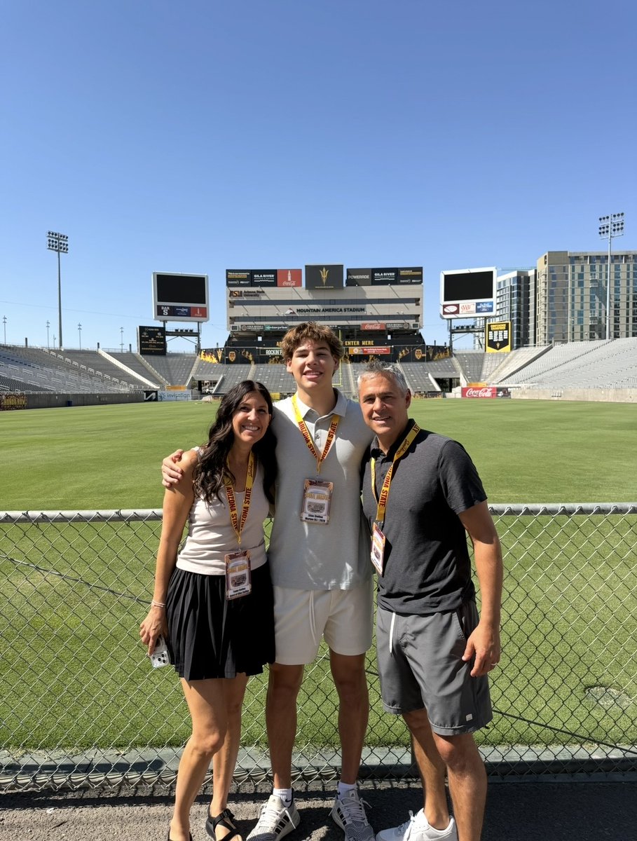 SilasSteffen26's tweet photo. Special thanks @KennyDillingham @BWardDCoord @CoachDavidGibbs @coachryanhansen @Coach_Ghicks for an incredible day @ASUFootball. Amazing coaches, culture and program! https://t.co/t6gitb50Oy