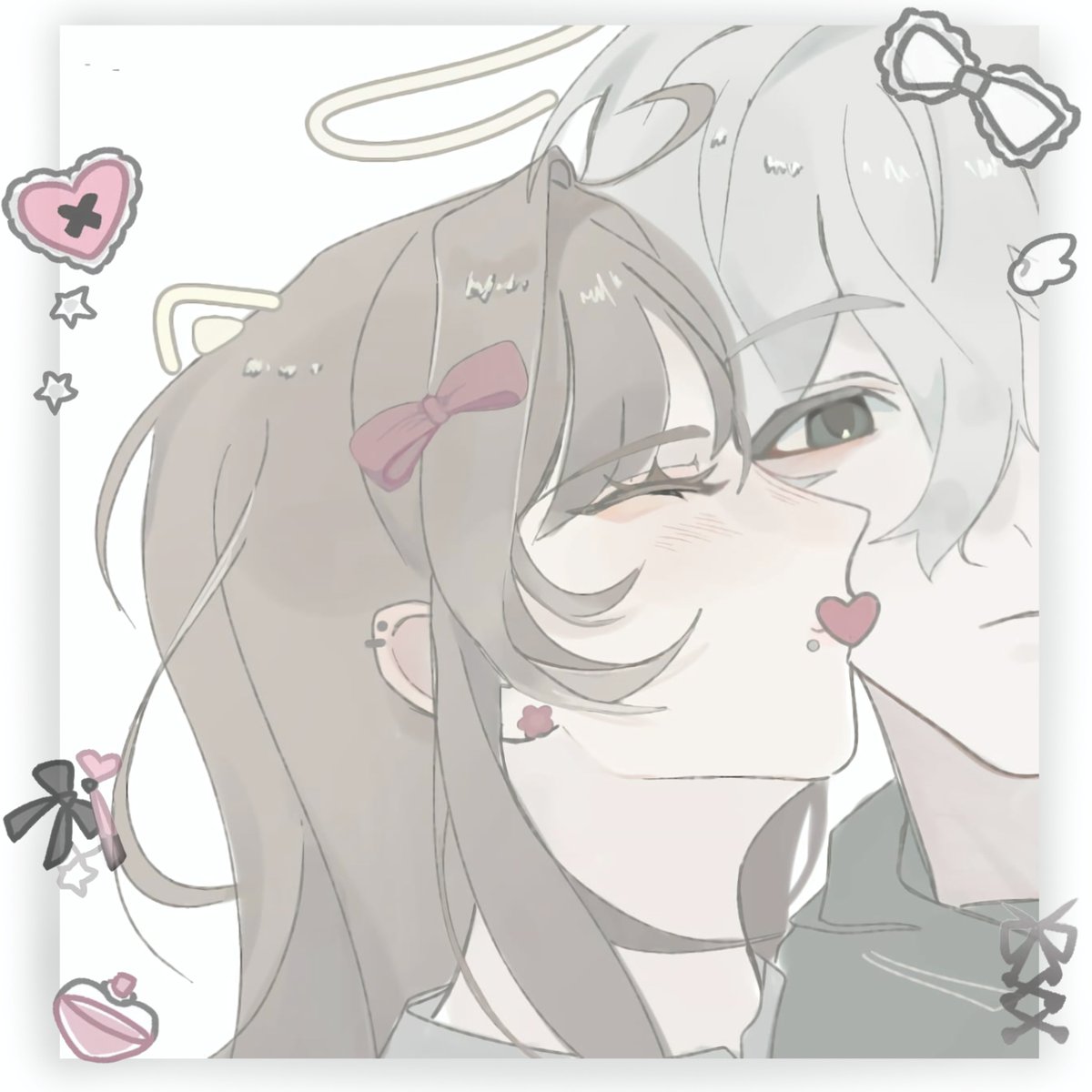 nanagisei's tweet photo. ⠀:¨ ·.· ¨: 
⠀ `· . ꔫ.    kiss kiss fall in love

#yumetwt #nagilen #bll夢 https://t.co/3Uex0keAdo