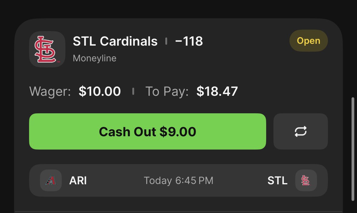 Paymybookie's tweet photo. Day 1 of the ladder challenge $10 - $18.47 #gobirds #jokes #getrich #bookitwittrent #bookie #fuckem https://t.co/K0WP4LhvGJ