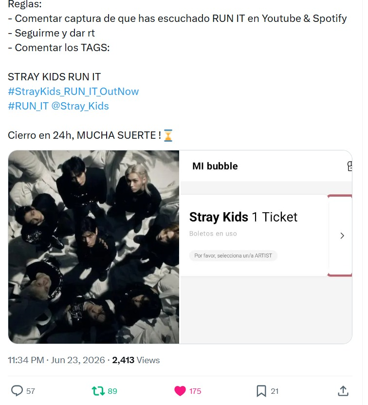 nerazqsrr's tweet photo. @lady_cl4ws @Stray_Kids la fe 
STRAY KIDS RUN IT #StrayKids_RUN_IT_OutNow #RUN_IT
@Stray_Kids https://t.co/ELmCkszVvX