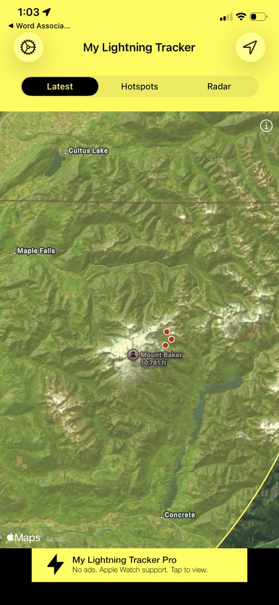 RandySmall's tweet photo. Thunderstorms east of Mt. Baker!
Posted 1 PM - June 24, 2026
#mtbaker #pnw #whatcomcounty #wawx https://t.co/VEQhxFFfTG