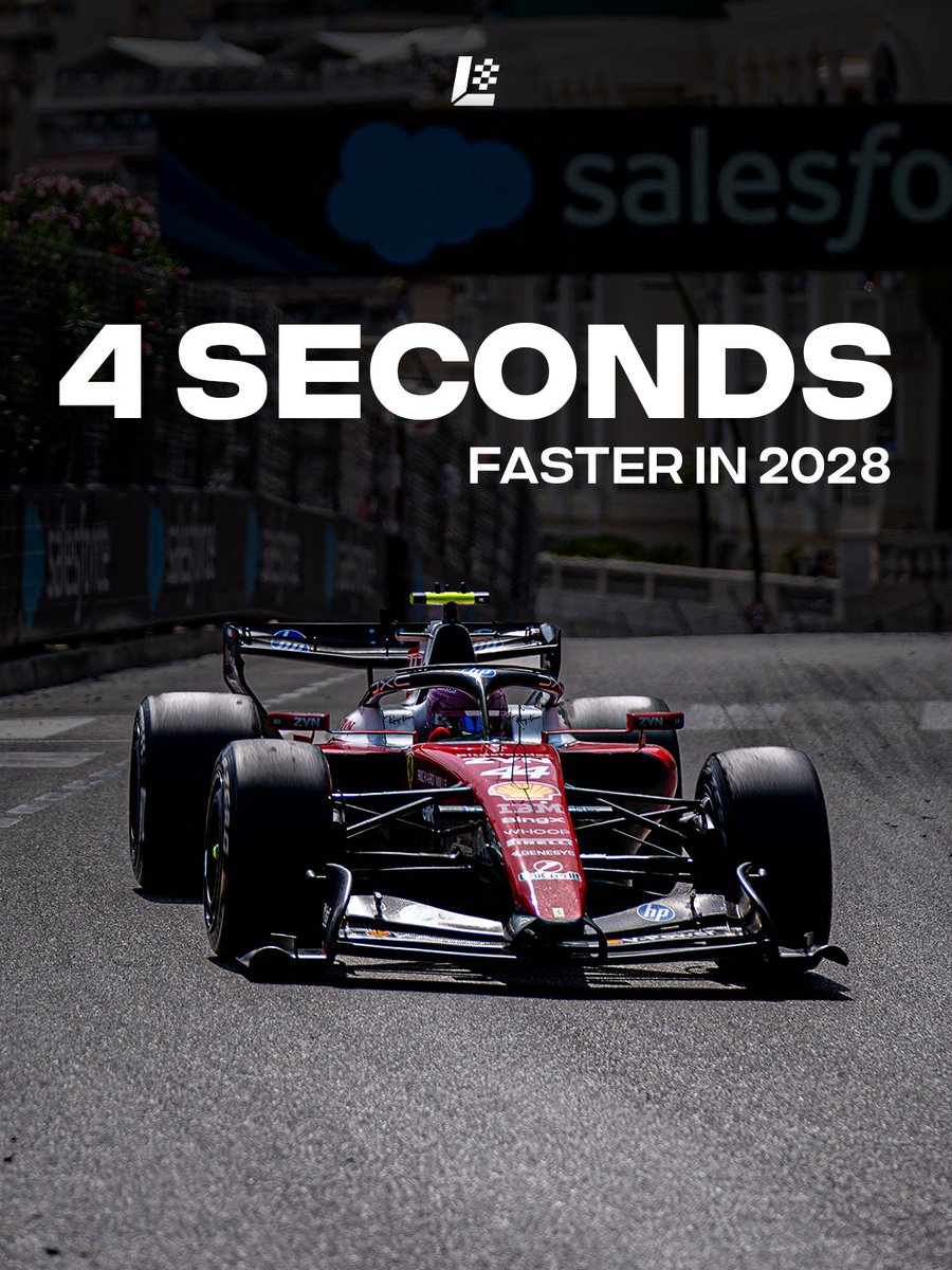 lap_by_lap's tweet photo. 🚨🚨| According to simulations,  the 2028 cars can be 4 SECONDS FASTER than the current ones!

Due to the development  of the new cars themselves and improvements in the engine, and also with ICE taking a bigger part from the power unit https://t.co/ysdeEedues