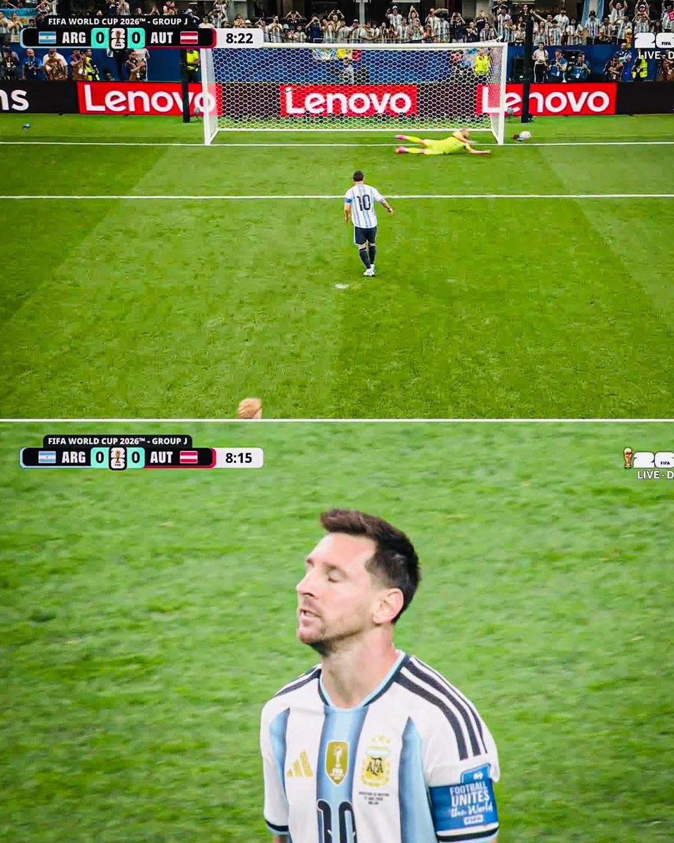 MrOne_Cristiano's tweet photo. Voici CMT ça se présente :

Brésil : 14 penalties en 23 CDM.
Allemagne : 15 penalties en 20 CDM.
Italie : 10 penalties en 18 CDM.
Messi : 8 penalties en 3 CDM (2018, 2022 et 2026 pour l'instant).

La statistique est humiliante, mm pr Messi lui-même. Petite princesse d'Infantino. https://t.co/4EjMamVSmT