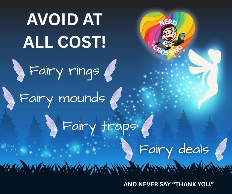 nerdxing's tweet photo. Spread awareness, stay on your guard, do not trust the Fae.🧚Happy #internationalfairyday 🍄 https://t.co/vZFpcUG1L3