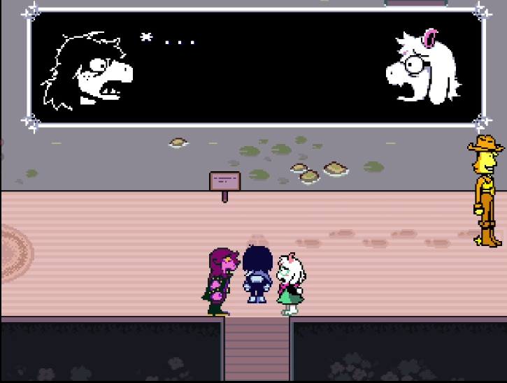 Deertive's tweet photo. why they faces like that
#deltarune https://t.co/6I8Pcw5vHo