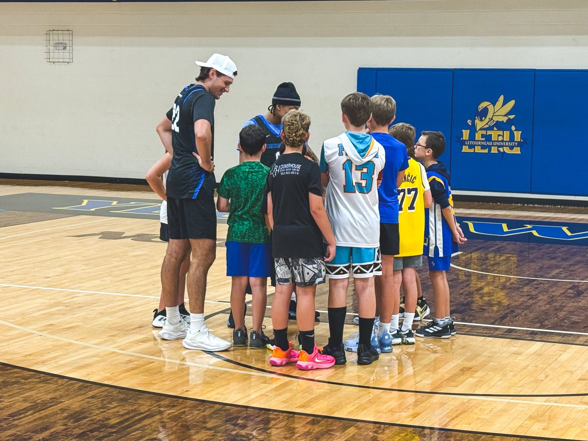 LETUMBB's tweet photo. LETU SUMMER CAMP 2026

Thats a wrap for summer youth camp at LeTourneau University!

Loved the energy in the gym! So much fun with this group. https://t.co/lSfC9FRZcq