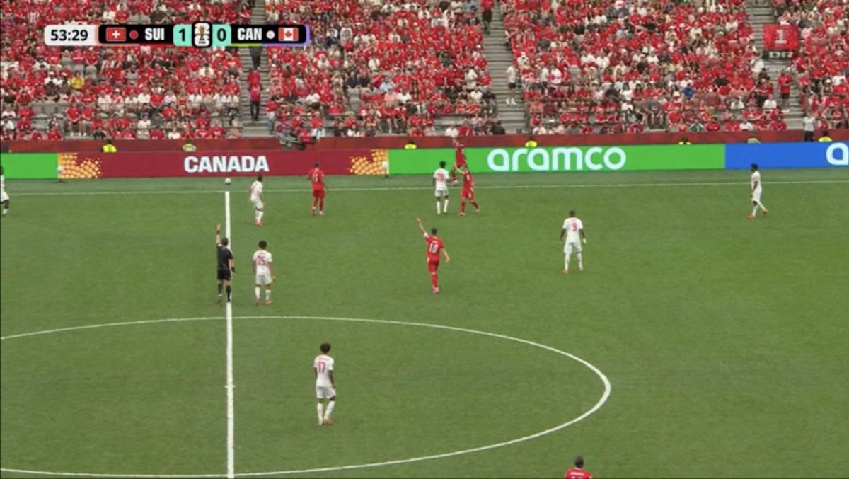 OJoelsen's tweet photo. I haven’t had time to watch the first half of the Canada–Switzerland match.

Go Canada! We’re rooting for you all the way from Greenland! 🇨🇦🇬🇱 https://t.co/pkbFd2Nd0L