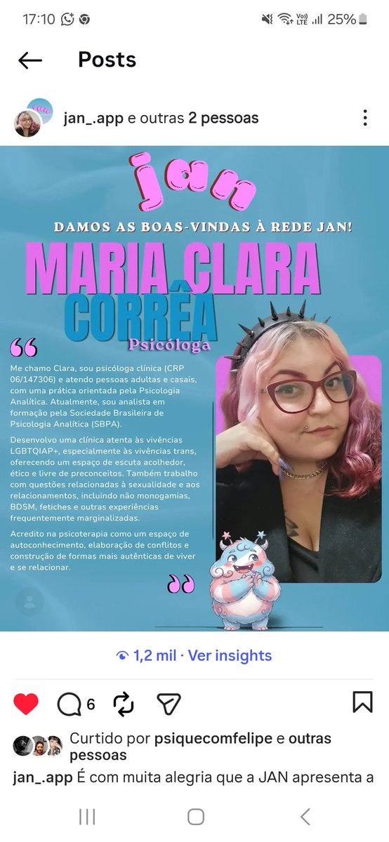psiclaracorrea's tweet photo. Já ouviram falar na plataforma JAN? 
É um aplicativo feito com o intuito de facilitar o acesso de pessoas trans a serviços de saúde 
Compartilhem pra chegar em mais pessoas trans e divulgar o app pra mais profissionais da saúde ✨️🏳️‍⚧️
Eu já estou fazendo parte da equipe 🥰 https://t.co/6jJOleB3EK