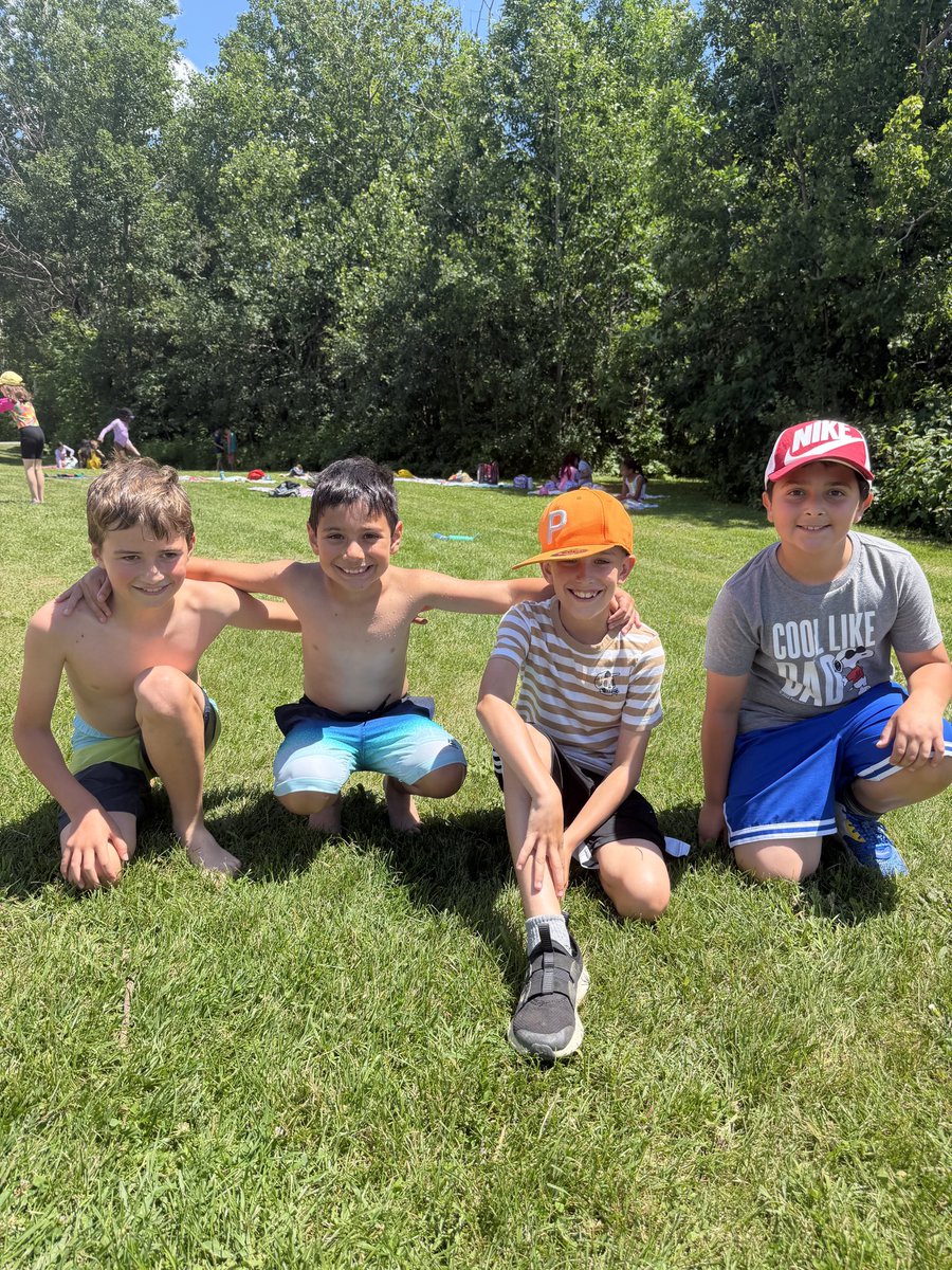 MsBurriOCSB's tweet photo. Second last day of Grade 3 = sunshine, smiles and one final splash pad adventure! βοΈπ¦ We soaked up the beautiful summer weather, made lasting memories and enjoyed every minute together. #BeOCSB @StClareOCSB https://t.co/0zq2Qbr7G4