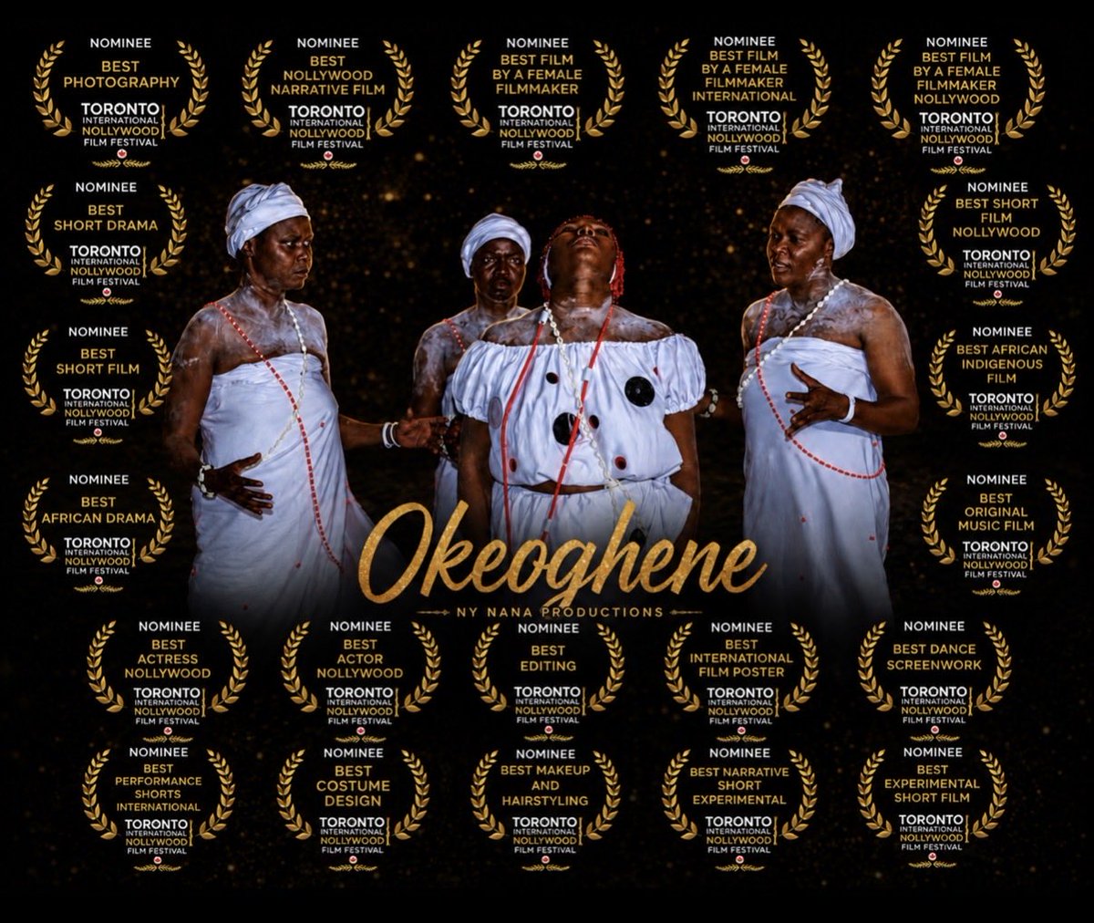 ny_obah's tweet photo. My short film okeoghene got 21 nominations at Toronto international Nollywood Film Festival @tinffestival I am lost for words and in shock, I’m grateful to God for such amazing blessings! Urhobo to the world https://t.co/pU7xulNf5x
