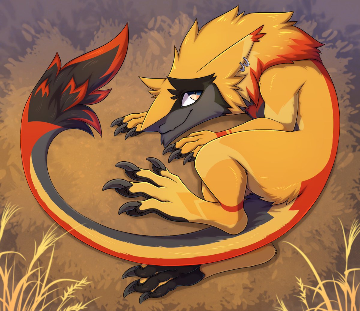 Reyalt1's tweet photo. Sergal commission 
#sergal #furryart https://t.co/K0Vyaz1gcW
