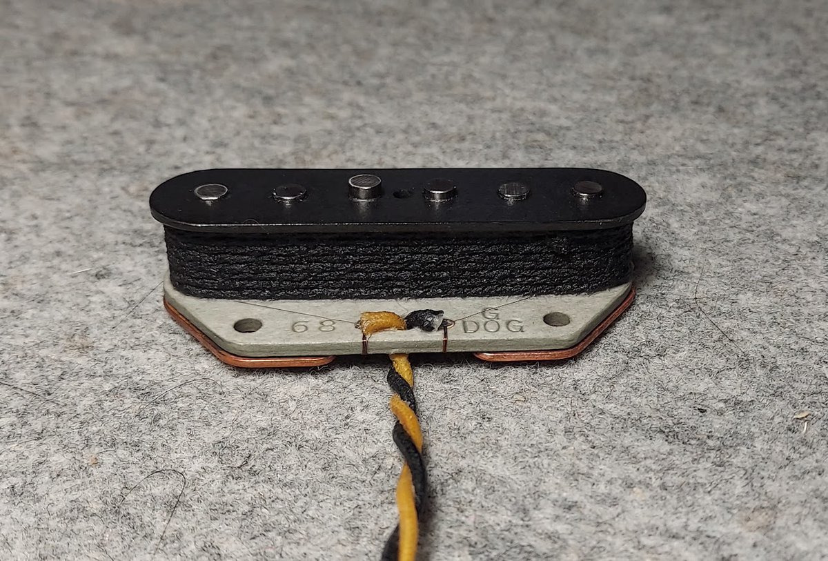einunikohada666's tweet photo. 68 CASTER Bridge Custom仕様。
ラッピング・ストリングは黒で、とのご要望でこのように。
#tele
#telecaster
#68tele
#68telecaster
#fendertele
#fendertelecaster
#テレキャスター https://t.co/Mz1eDDg7Ll