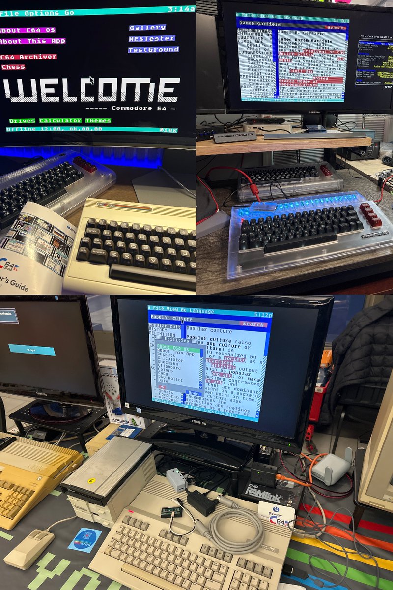 gregnacu's tweet photo. C64 OS on real hardware. 
https://t.co/sPMQMbCUD3 https://t.co/MxHWEnBClw