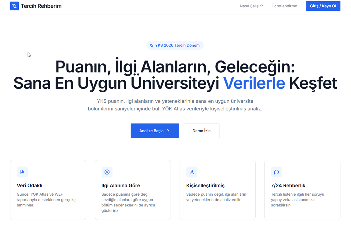 Aposto_biz's tweet photo. YKS bitiyor, şimdi en kritik kısım: TERCIH!

🚀 YKS’ye giren tüm öğrenciler için özel hazırladığımız **Tercih Rehberim** yayında!

✅ Kişisel özelliklerine ve hedeflerine uygun bölüm/üniversite önerileri    ✅ Tercihlerle ilgili aklını kurcalayan sorulara cevap
Hemen başla → 
https://t.co/HuyAjFlNd2

#YKS #YKS2026 #Tercih #ÜniversiteTercihi #tyt #ayt