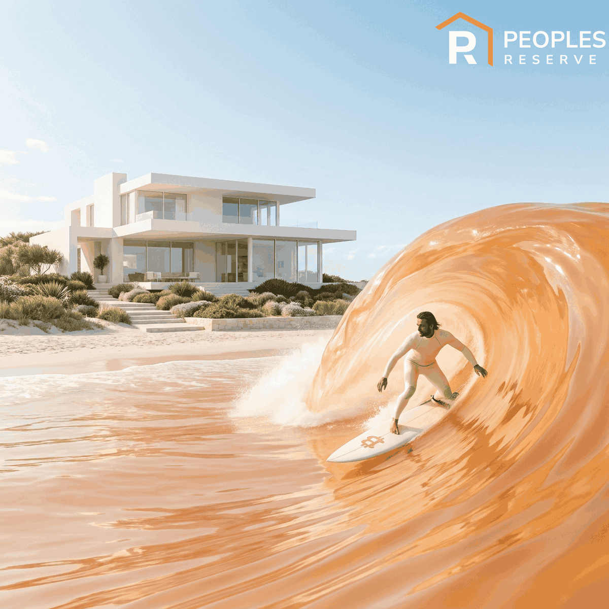 PeoplesReserve's tweet photo. Bitcoin volatility is not a bug.
Forced liquidation is the bug.

When red tide hits, other "crypto mortgages" are sending margin calls.

We're not.

Our Bitcoin Powered Mortgages ride vol. like a wave.

Your loan is secured by both property and Bitcoin, eliminating liquidation risk.

Built to survive days exactly like today.

And when the cycle turns, and $BTC runs to a new ATH?

Your collateral pays the home down for you. 

We didn't design for the bull market. 
We designed for the whole cycle ⚡

Build Wealth Smarter.

Don't watch from the beach. 
Waitlist is open 👇